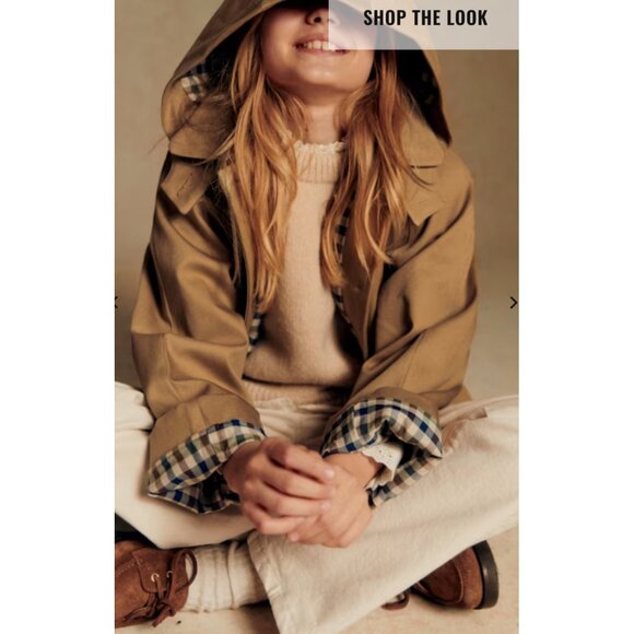 NWT petit Sezane POLLY COAT beige 4t girl - Picture 1 of 5